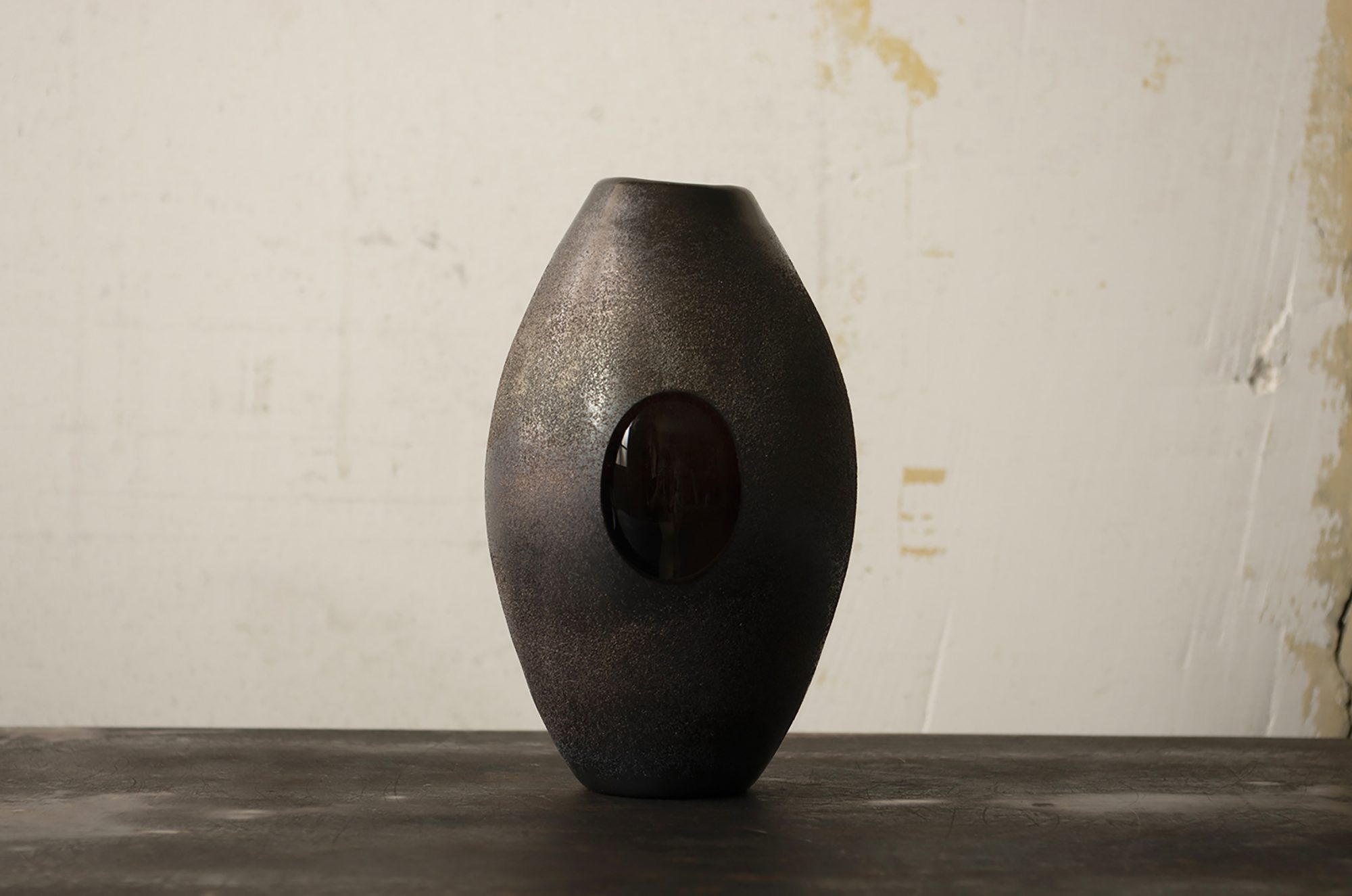 hashimura vase blk L-1