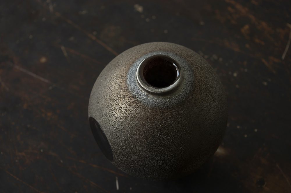 hashimura vase blk s-4